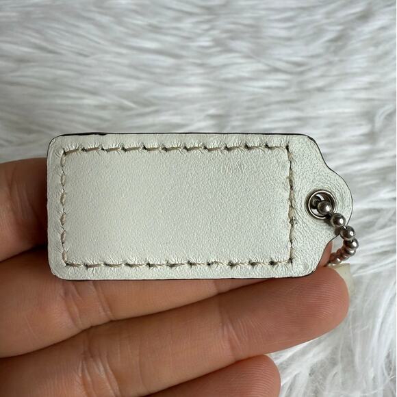 1.5" COACH Fob Bag Charm Hang tag Hangtag - Picture 2 of 2
